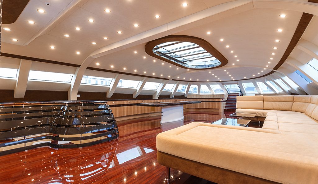 Project name: Galaxy of Happiness Date Completed: 14th July 2016 Interior  Designer: Jean Jacques Coste Galaxy of Happiness – 53-meter futuristic  designed trimaran, 299GRT with 1.5m draught and top speed of 31 knots. The  yacht has low fuel ...