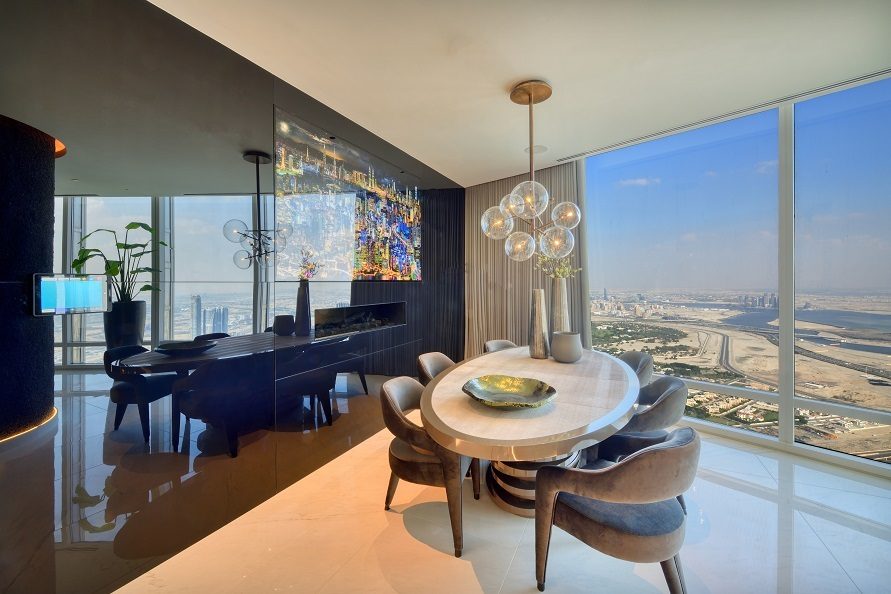 project name burj khalifa apartment 107 floor