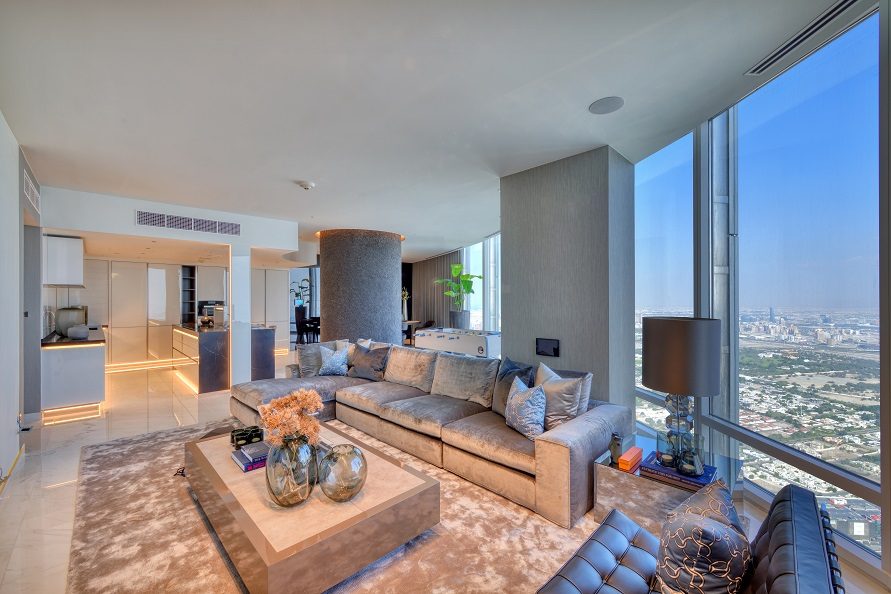 project name burj khalifa apartment 107 floor